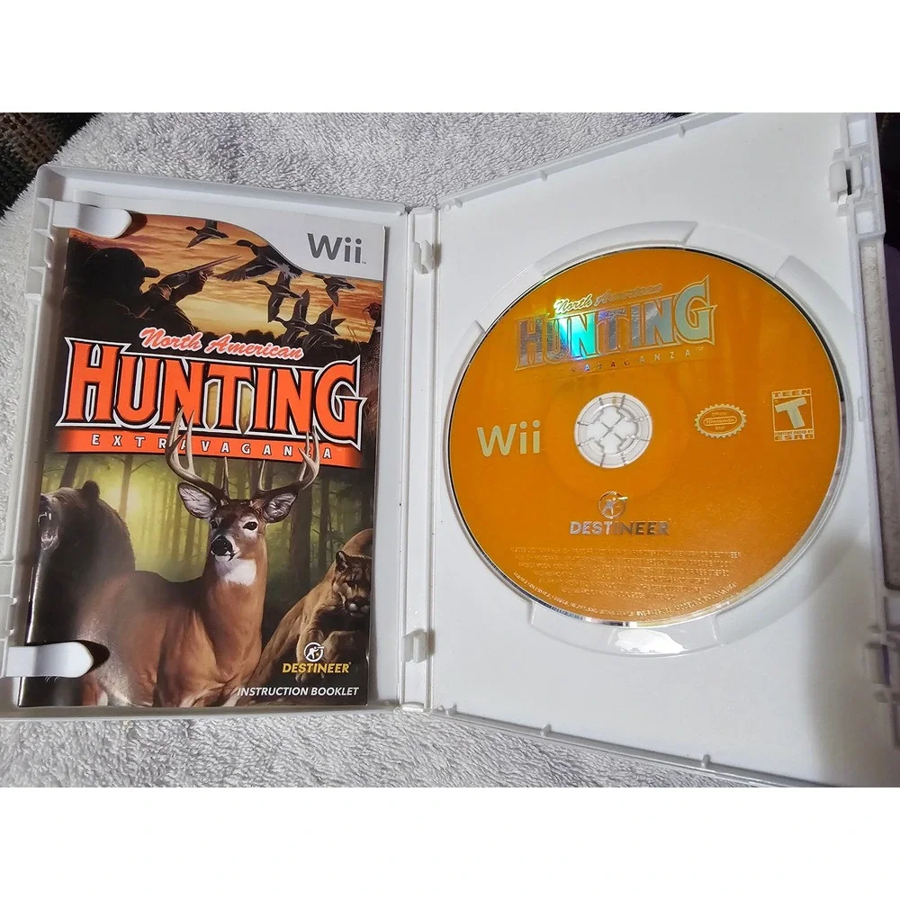 North American Hunting‎ Extravaganza Wii Game Bullet Cam Hunting